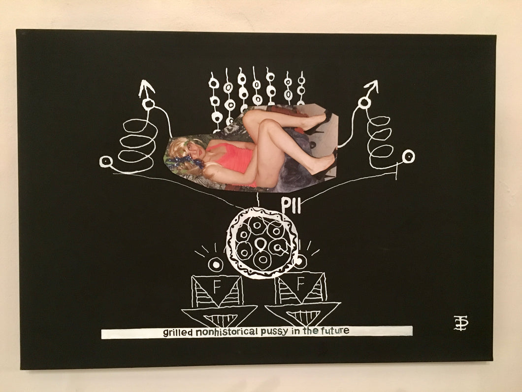 Grilled nonhistorical pussy in the future / 120 cm x 80 cm/