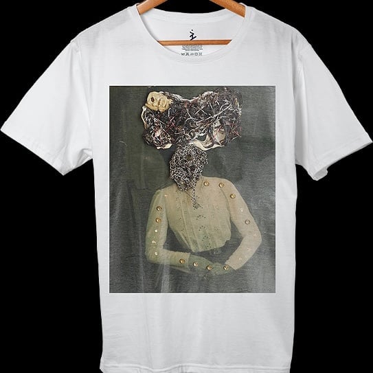 T-shirt with painting done by Ivo Dimchev