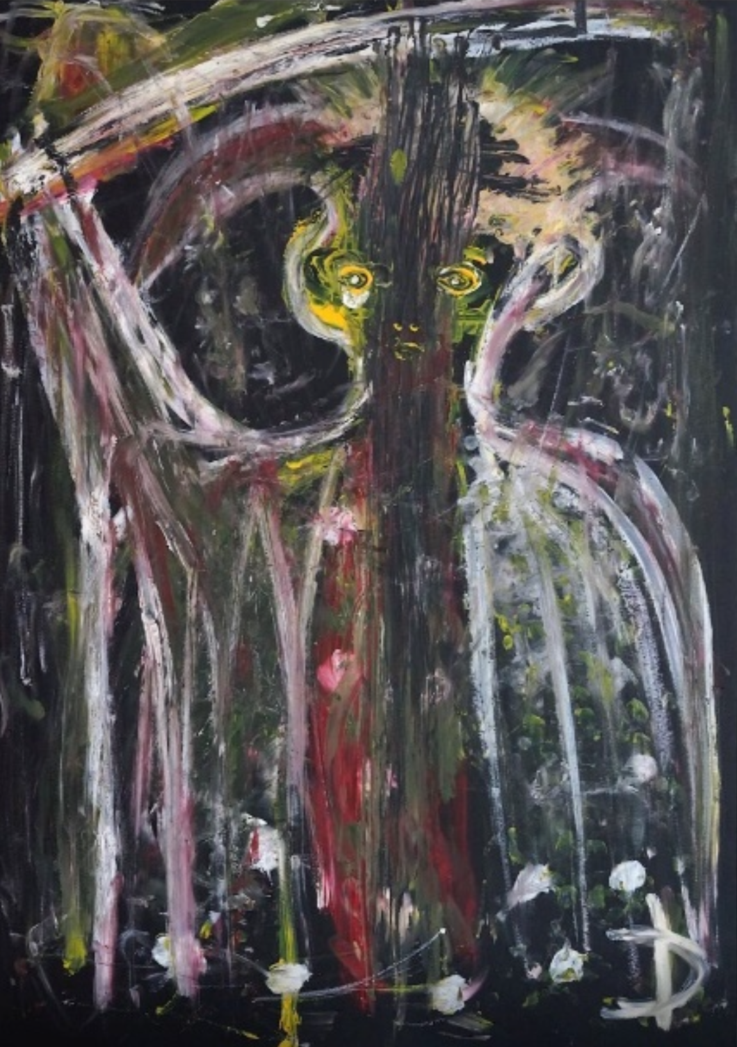 Painting by Ivo Dimchev - Angel 12 / 70cm x 50cm /