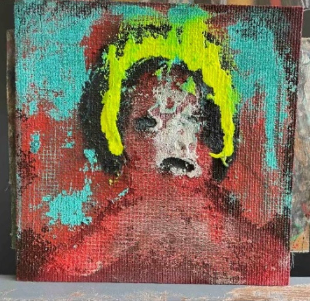 Painting by Ivo Dimchev - Angel 14 / 50cm x 50cm /