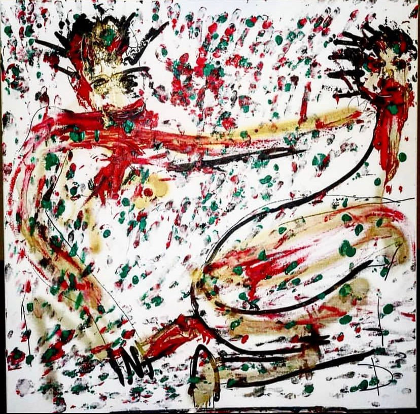 Erotic painting by Ivo Dimchev